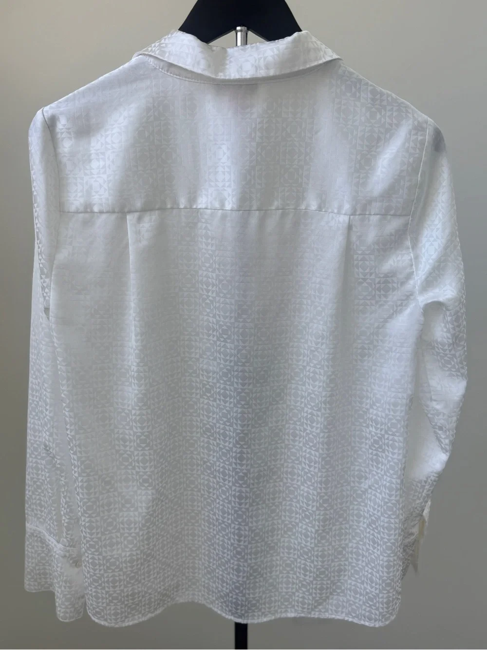 Vince Camuto | Geo Jacquard Blouse | New Ivory | XS